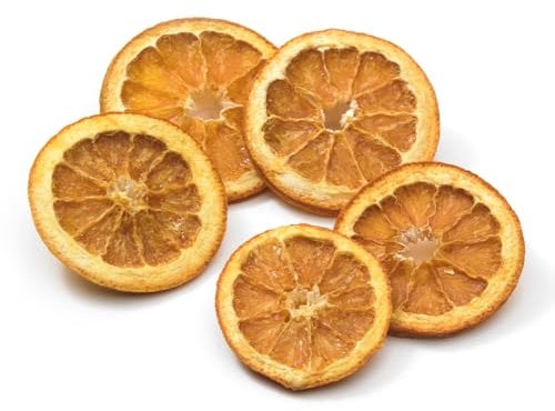 Alucra getrocknete Orangenscheiben Vorteilspaket 5 x 200g - naturbelassen ohne Zucker - Dekoartikel für Frühling - Tischdeko, Kranz Deko, Cocktail Deko - Trockenfrüchte für Snacks und Früchte Mix 1kg