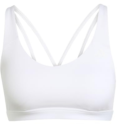 adidas Women's All Me Essentials Medium Support Bra, White, S