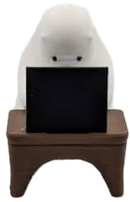 jopiuieo Hand Miniatur Laptop Computer Codierer BärenFigur Skulptur Ornament MitBären-Schreibcode Für Home OderOffice Desktop Dekoration Geschenk, 4.5x2.8x4cm