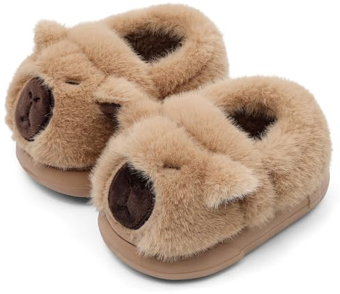 MASOCIO Hausschuhe Kinder Jungen Mädchen Lustige Kuschel Weiche Warm Plüsch Pantoffeln Kleinkind rutschfest Slippers