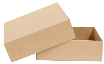 Décopatch BT092C - Pappmaché Dose viereckig 16x16x5cm zu Personalisieren