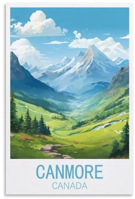 Jigsaw Puzzles für Erwachsene, Canmore Canada Herausforderungspuzzles für Familienspielabend, Wohnkultur 38x52 cm