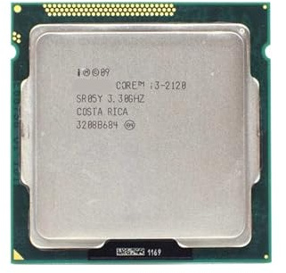 Processore Core i3 2120 CPU desktop Dual Core Lga 1155 da 3,3 GHz