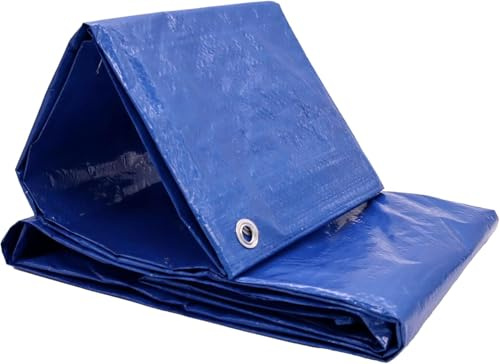 Gewebeplane Abdeckplane Plane mit Ösen Wasserdicht Folie 3m² bis 400m² (10 x 20 m (200m²))