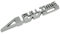 Emblem FULL TIME 4WD 4x4 Allrad SUV Schriftzug Heck 3D Aufkleber Sticker silber chrom