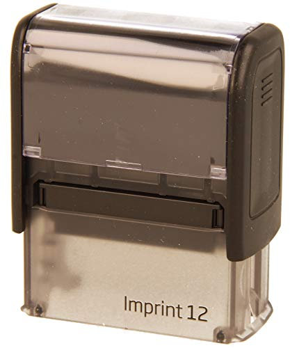 Trodat Lagerstempel/Selbstfärber mit schwarzem Stempelkissen, 37 mm, Gummi, 3000 - 4000 Abdrucke ohne Kissenwechsel