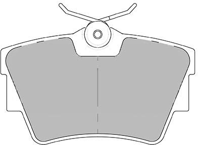 Key Parts KBP1813 Brake Pads To Fit Vauxhall Vivaro Traffic 01-