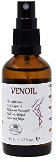 VENOIL - Aceite anti-fatiga para piernas hinchadas y dolientes. Acción refrescante y tonificante.