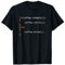 Programmierer Kaffee Coding Programmer Coffee T-Shirt - Programmierer und Software Entwickler Geschenke - Unisex-Erwachsene - Schwarz - S