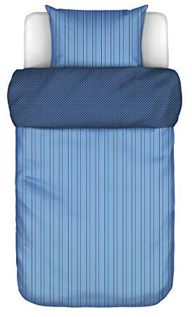 Marc O Polo Bettwäsche Jarna Blue 1 Bettbezug 200 x 200 cm + 2 Kissenbezüge 80 x 80 cm