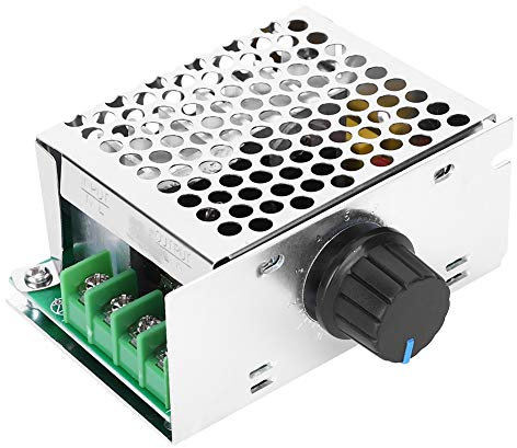 Jadeshay Variateur de Vitesse pour Moteur 220V 500W SCR Regulateur de Tension électronique Variateur de Vitesse