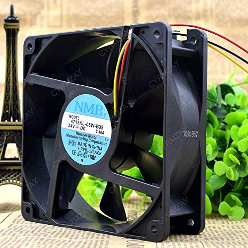 Compatible for NMB 4715KL-05W-B39 24V 0.4A 3-Wire 12CM 12038 cooling fan