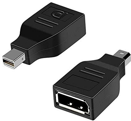 VMOJO Mini DisplayPort Male to DisplayPort Female Adapter,Mini DP (Thunderbolt) to DP Converter - 4K Resolution Ready