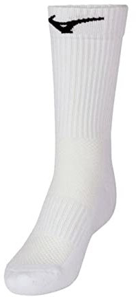 MIZUNO Handball Socks 6pair Unisex-Socken für Erwachsene, Unisex, Socken, 32EX0X01, Weiß/Schwarz, L
