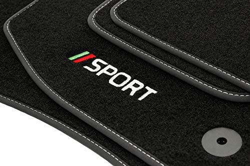 Sport Velour Fußmatten Satz für Skoda Octavia IV (ab 2020) - 4-teilig - Passgenau