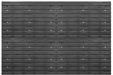 PAFEN Wandregal Lagerregal - 1152 x 780 mm – 4X Montagewand 576 x 390mm Werkzeugwand Lochwand Werkstattwand aus Kunststoff