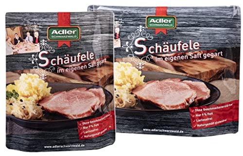 ADLER Schwarzwald Art Schwarzwälder Schäufele gegart ca. 850-1000g im Koch-Beutel das Original