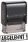 Die Stempel GmbH - Gummistempel, Rechteckig, Gummi, 37 mm x 37 mm, Stempel, ABGELEHNT - von Kaufhaus2010 - Lagertextstempel zur Kennzeichnung von Dokumenten