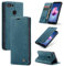 CaseMe Cover per Huawei P smart 2018, Magnetica Cover a Libro con Slot per Schede, Custodia in PU Pelle Portafoglio per Huawei P smart 2018, Blu