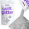 Hemway Craft Glitter - White Iridescent | 100g Multi Size Metallic Sequin Flakes for Resin & Epoxy Crafts | Supplies for Tumblers, Cards, Jewellery, Candle, Hair, Face, Body & Nail Art