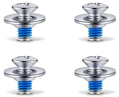 FUNYEEl de Tornillos para Fijaciones de Snowboard Incluye 16 Tornillos de Montaje para Snowboard y 16 Arandelas para Tornillos de Snowboard.