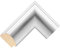Customisable Bezel/Frame compatible with the Samsung Frame TV (43 inch) - Silver Frames (Cushion Silver Foil 63mm)