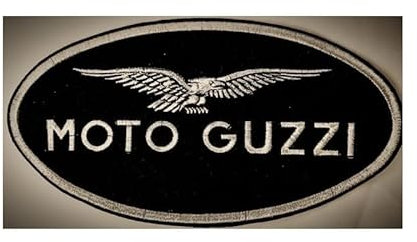 Moto Guzzi DarkToppa Adesiva in Vinile Piccola per Telai, Plastiche o Carrozzeria, Adesivo in Vinile per Moto Auto e Superfici con Dimensioni Diverse