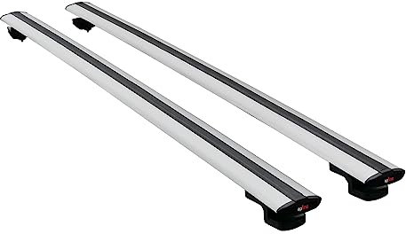 Kompatibel mit Volkswagen Golf 7 SPORTSVAN 2014-2020 Relingträger Basic Modell Dachträger Gepackträger GRAU