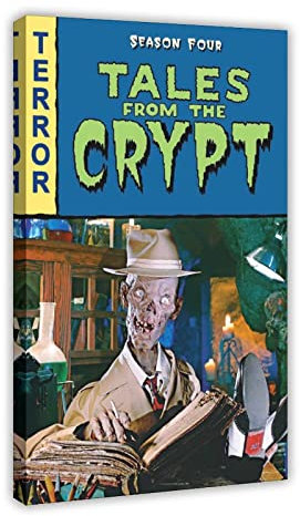 MSRV Tv Series Tales From The Crypt 4 Poster Canvas Poster Bedroom Decor Sports Landscape Office Room Decor Gift Frame: 24x36inch(60x90cm)