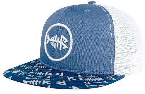 Bassdash Flache Trucker Cap Verstellbar Snapback Cap Baseballkappen Mesh Rückseite für Herren Damen Angeln Jagd