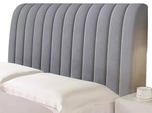 Bett Kopfteil Bezug Stretch Bettkopfteil Hussen 220/160/180cm Modischer Jacquard Staubdichte Bett Kopfteil Abdeckung, Bett Kopfteil Gepolstert Bezug All-Inclusive Kopfteilbezug ( Color : B , Size : 16