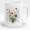 Tasse Design 325 ml Keramik Blumenstrauß