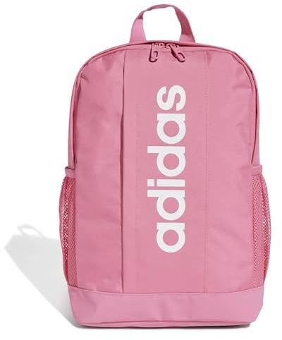 adidas KIDS LINEAR BACKPACK - Zaino Bambini unisex, pink fusion/white, 7 L - JH3420