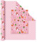 WERNNSAI Weihnachts Geschenkpapier - 1 Rolle Geschenkpapier Weihnachten Kinder Mädchen Weihnachtsmann Regenbogen Einhorn Pferd Weihnachtsbaum Geschenk Rosa Weihnachtsfeier Geburtstagsdeko 43cm x 10m