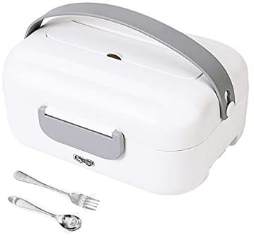 YIHANSS Fiambrera eléctrica, loncheras con aislamiento térmico portátil de 1,5 L, calentador de alimentos, fuente de alimentación Dual 2 en 1 110V-240V 12V/24V