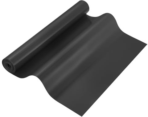sourcing map 11.8IN x 7.9FT Silicone Baking Mat Rolls, Heat Resistant Baking Mats, Non-Stick Pastry Mats, Non-Slip Countertop Mats, Refrigerator Liners Black