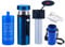 flaskyflask Trousse Isotherme Insuline Voyage 2-8 Grad Auto Shut off USB TSA Pochette Isotherme Medicaments Mit temp + Biogel Glacières | Idéal pour les diabétiques transporter (Bleu）