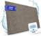 Entrando Fussmatte 100x120 cm - innen und aussen - Baumwolle - rutschfest, waschbar, robust - passt unter der Tür - für Flur oder überdachten Eingangsbereich (Granit)