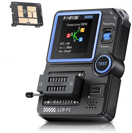 Tester per transsistor LCR-P1, Condensatore per transsistor a diodo, Contatore di resistenza LCR, Misuratore ESR, NPN PNP MOSFET, Tester multifunzione a infrarossi