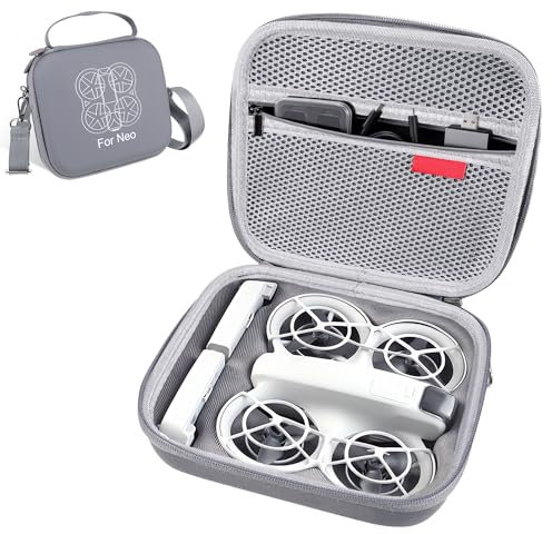 WUISOLQP Tasche für DJI Neo Drohne Tragetasche für Drohnen Koffer Schutz Aufbewahrung Neo Drone/RC-N3 Fernsteuerung/Batterien/Zubehör