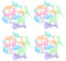 BCOATH 48st Dinosaurier-Modell-Ornamente Dinosaurierfiguren Spielzeug Dinosaurierfiguren Für Kleinkinder Gehirnspielzeug Kleine Dinosaurierfiguren Babyspielzeug Colorful Plastik