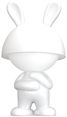 FemKey Nachtlicht Kinder, LED Nachttischlampe Touch Kinder 7 modi RGB Farbwechsel & Warmes Licht, Tischlampe Aufladbar Dimmbar Typ-C, Nachtlampe Kinderzimmer Weiß Hase für Mädchen Junge