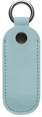 Leder-Schutzhülle Für USB-Stick USB-Flash-Laufwerk-Aufbewahrungstasche Kompakte Flash-Laufwerk-Tasche Stiftlaufwerk Schutzhülle Speicherstick Hülle Schützende USB-Stick-Aufbewahrungsbox 9 X 3,2 Cm
