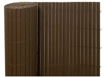 OOGarden - Canisse PVC Double Face 3 x H 1,5 m - Marron