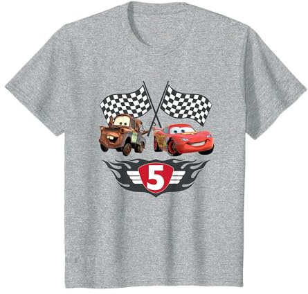 Kinder Cars 5 Geburtstag T-Shirt