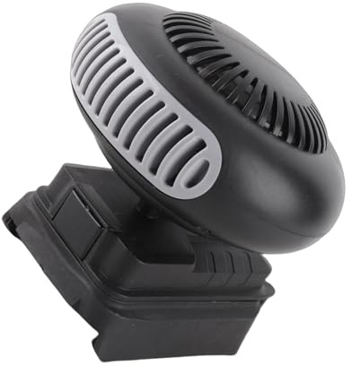 Riscaldatore di Spazio Cordless con Rotazione a 360 ° e Doppio Riscaldatore di Spazio Elettrico USB 170W 2 Impostazioni di Temperatura per L'uso Interno 'officina