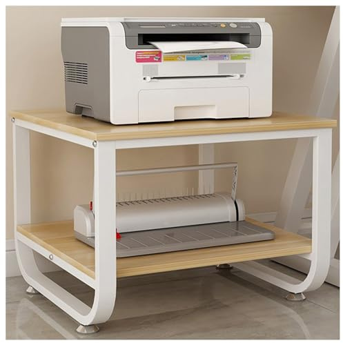 AV-Media-Ständer, HiFi-Racks und -Ständer, Metall, 2 Etagen, CD-Player-Ständer, offener Speicher, Audio-Regal für Wohnzimmer, Büro, Theater, Aufnahmestudio
