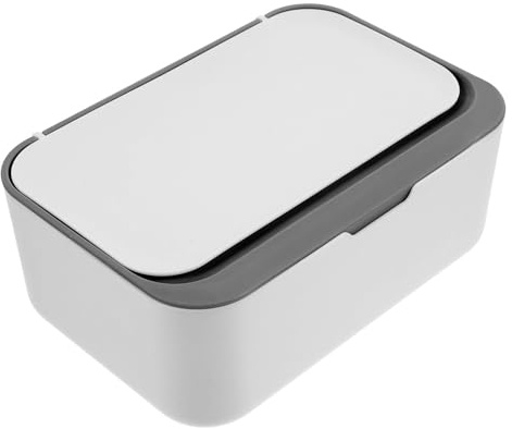 Mikinona Distributeur Légère Réutilisable en Pp Couvercle Lingettes et ou à Boîte Portable Grand Volume Protection Anti-poussière pour Table Manger Poussette