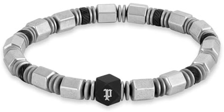 Police Herrenarmband Hexchain Edelstahl/Schwarz PEAGB0083402