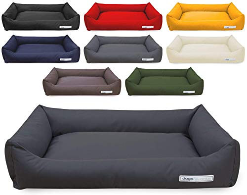 dogsfavorite Hundebett Comfort aus Nylon Gr. M 100 x 75cm grau Hundekissen Hundesofa Hundebetten